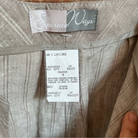 Linen  100 % New woman pants  trousers   brand new  Melanie Lyne - Picture 3 of 12